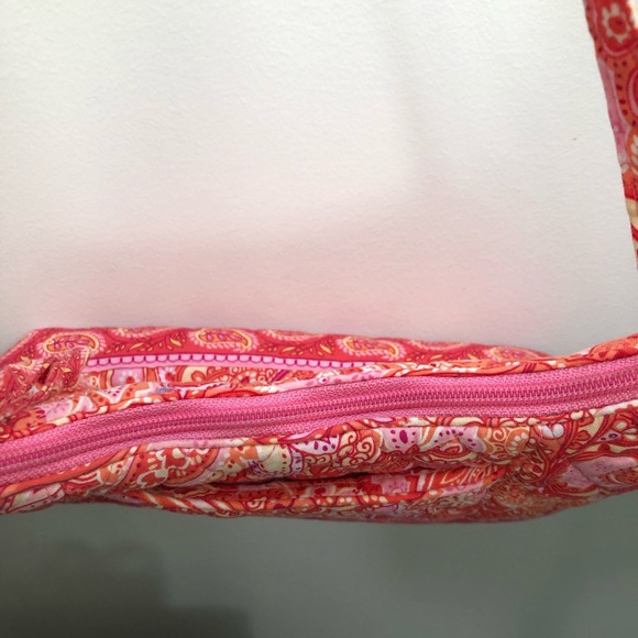 Vera Bradley orange and pink purse - Picture 6 of 7